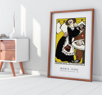 Moriz Jung - Viennese Café In the Little Café (Wiener Café Im Tschecherl) (1911)