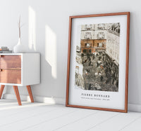 Pierre Bonnard - Street corner seen from above (1896-1897)