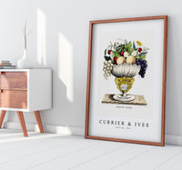 Currier & Ives - Fruit vase-1847