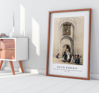 David Roberts - Modern mansion showing the arabesque architecture of Cairo-1796-1864