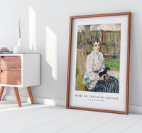 Henri De Toulouse–Lautrec - Lady with a Dog 1891