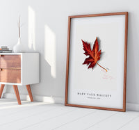 Mary Vaux Walcott - Autumn Leaf (1874)