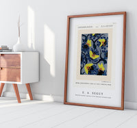 E.A.Seguy - Butterfly pochoir pattern in Art Nouveau oriental style