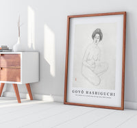 Goyo Hashiguchi - Two studies of a seated nude during early 20th century