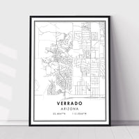 
              Verrado, Arizona Modern Map Print 
            