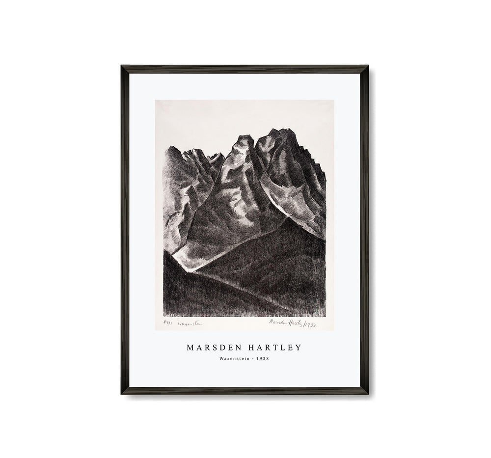 Marsden Hartley - Waxenstein (1933)