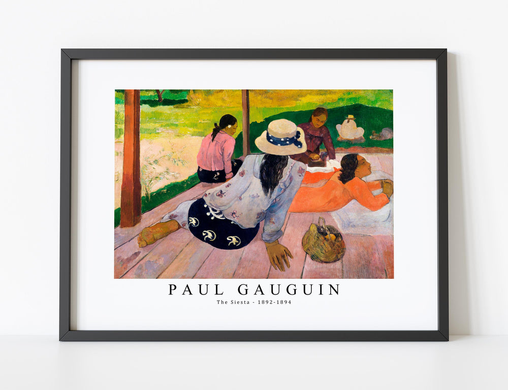 Paul Gauguin - The Siesta 1892-1894