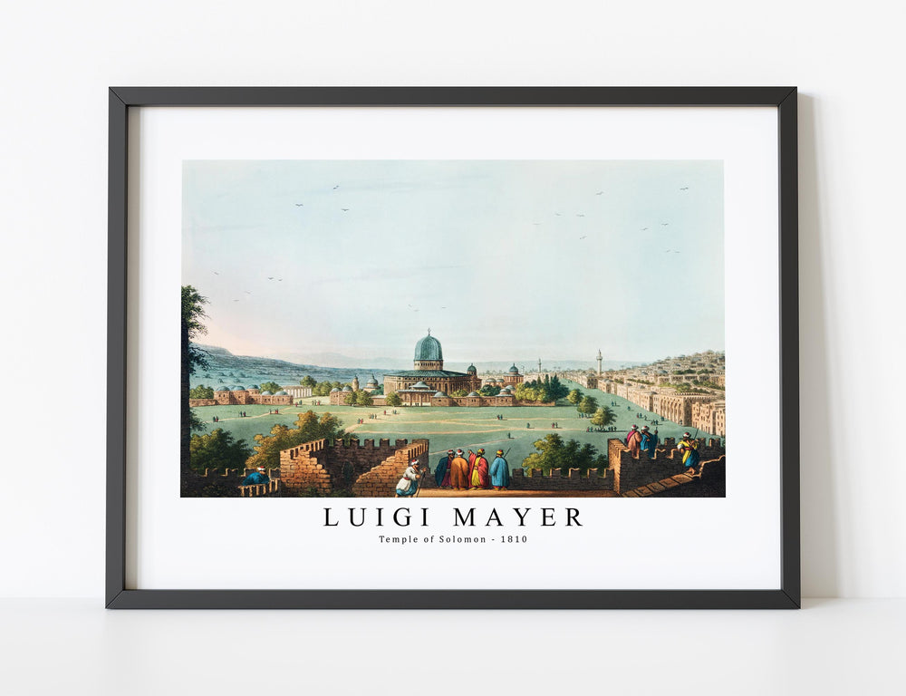 Luigi Mayer - Temple of Solomon 1810