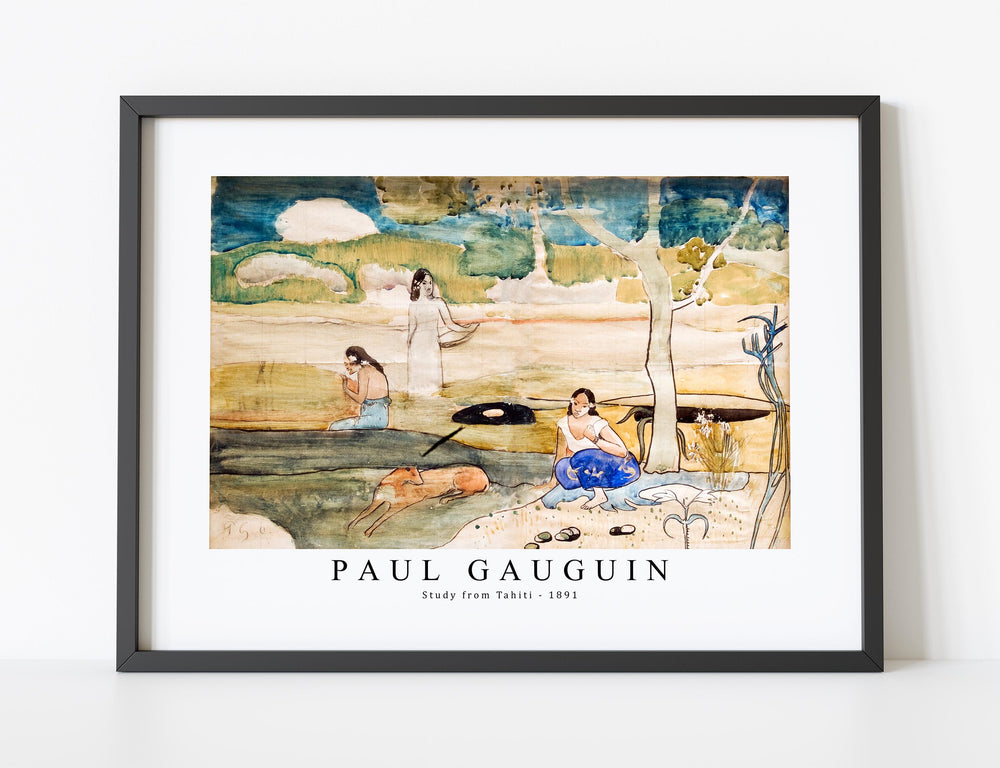 Paul gauguin - Study from Tahiti 1891