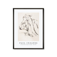 Paul Cezanne - Leaning Smoker (Fumeur accoudé) 1890-1891