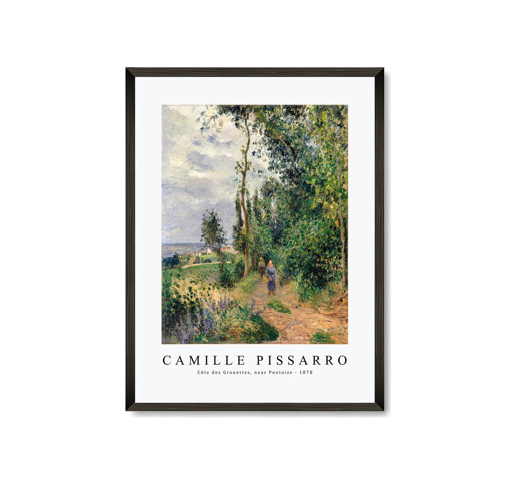 Camille Pissarro - Côte des Grouettes, near Pontoise 1878