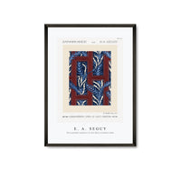 
              E.A.Seguy - Fern pochoir pattern in Art Deco oriental style
            