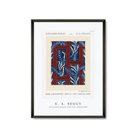 E.A.Seguy - Fern pochoir pattern in Art Deco oriental style