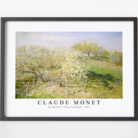 Claude Monet - Spring (Fruit Trees in Bloom) 1873