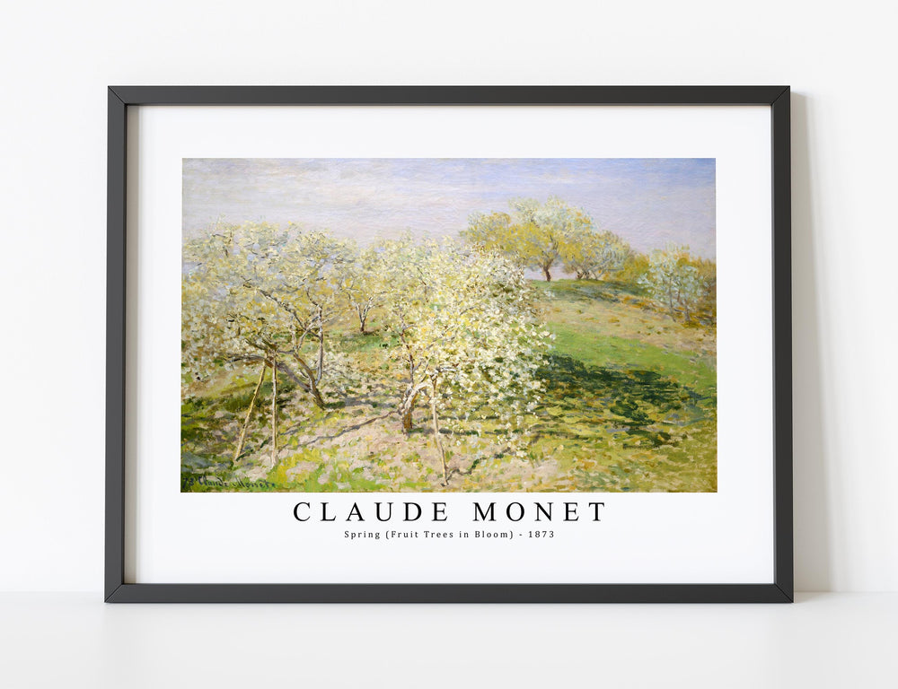Claude Monet - Spring (Fruit Trees in Bloom) 1873
