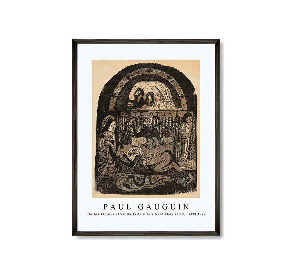 Paul Gauguin - The God (Te atua), from the Suite of Late Wood-Block Prints 1898-1899