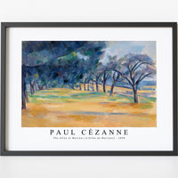 Paul Cezanne - The Allée at Marines (L'Allée de Marines) 1898