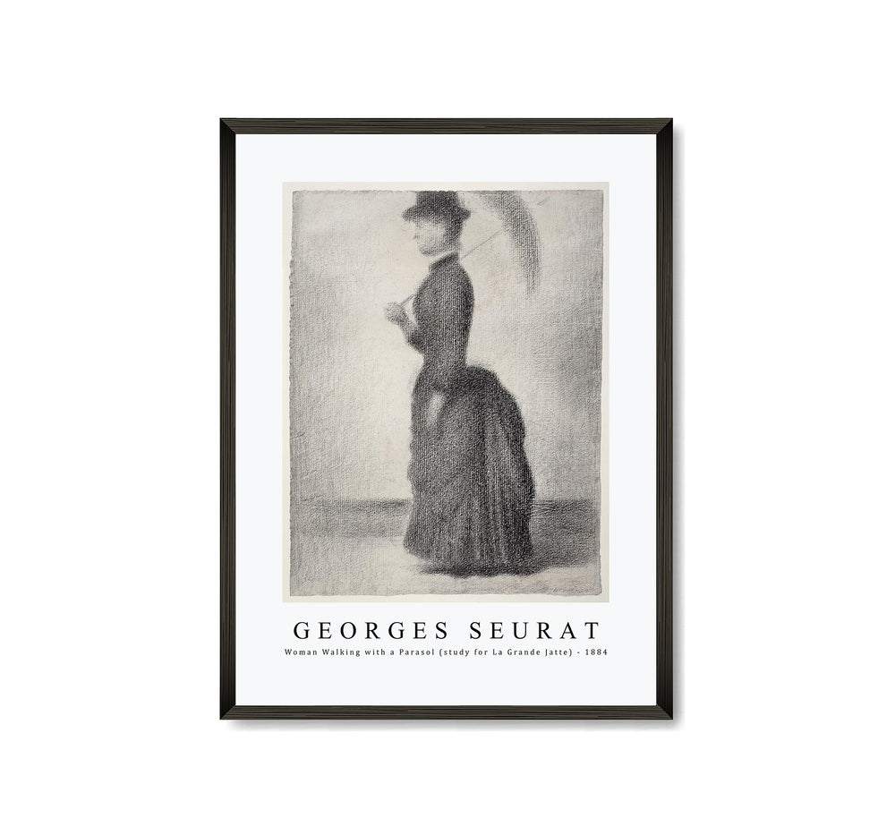 Georges Seurat - Woman Walking with a Parasol (study for La Grande Jatte) 1884