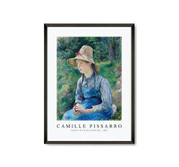 
              Camille Pissarro - Peasant Girl with a Straw Hat 1881
            