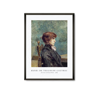 
              Henri De Toulouse–Lautrec - Portrait of Jeanne Wenz 1886
            