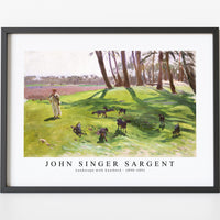 John Singer Sargent - Landscape with Goatherd (ca. 1890–1891)