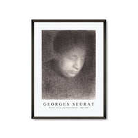 Georges Seurat - Madame Seurat, the Artist's Mother 1882-1883