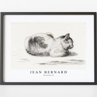 Jean Bernard - Reclining cat