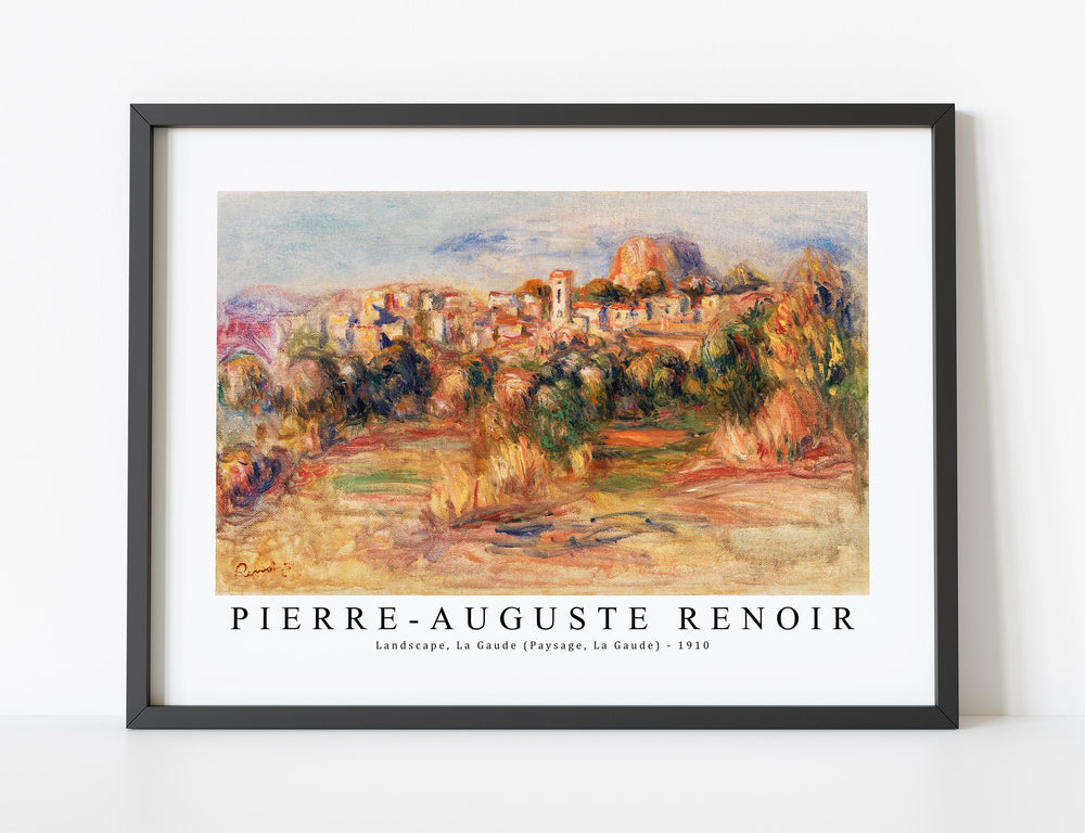 Pierre Auguste Renoir - Landscape, La Gaude (Paysage, La Gaude) 1910
