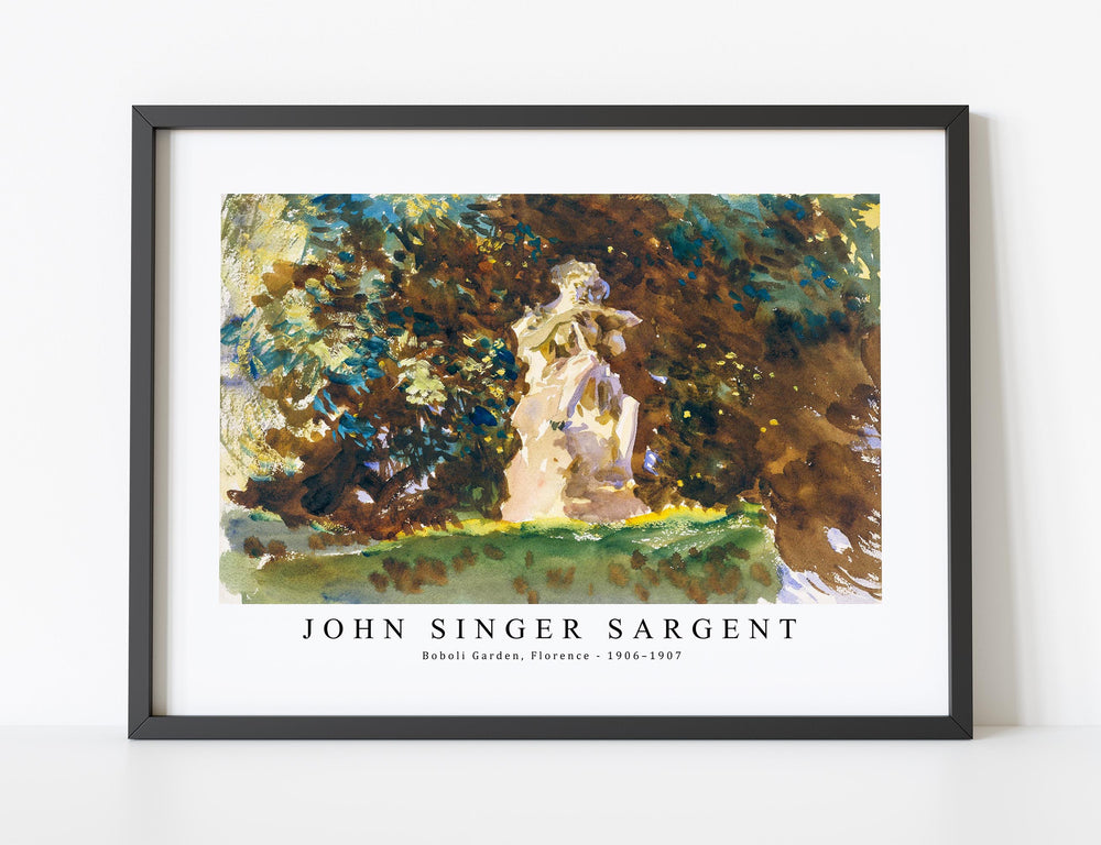 John Singer Sargent - Boboli Garden, Florence (ca. 1906–1907)