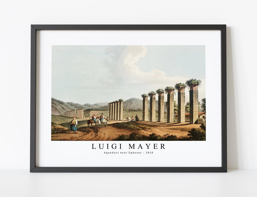 Luigi Mayer - Aqueduct near Ephesus from Views in the Ottoman Dominions, in Europe, in Asia, and some of the Mediterranean islands (1810)