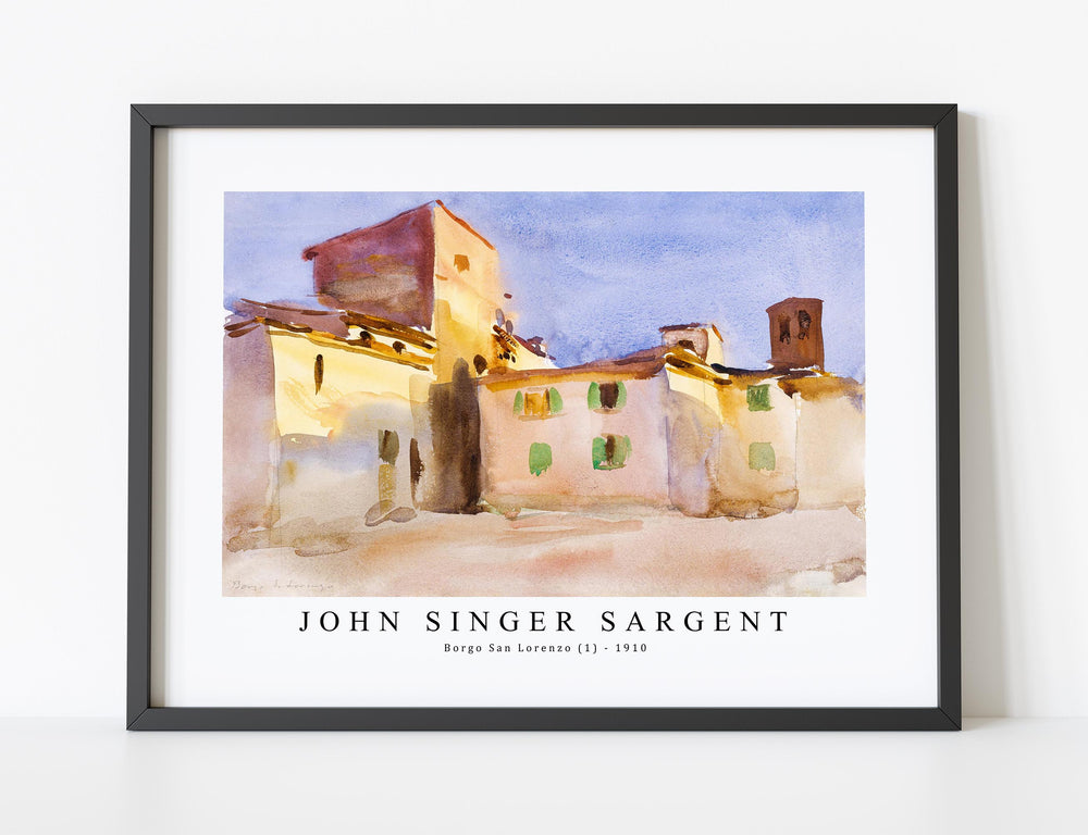 John Singer Sargent - Borgo San Lorenzo (1) (ca. 1910)