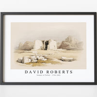 David Roberts - Temple of Taffeh-1796-1864
