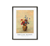 
              Odilon Redon - Flowers in a Vase 1910
            