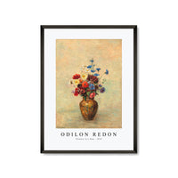 Odilon Redon - Flowers in a Vase 1910