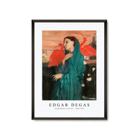 Edgar Degas - Young Woman with Ibis 1860-1862