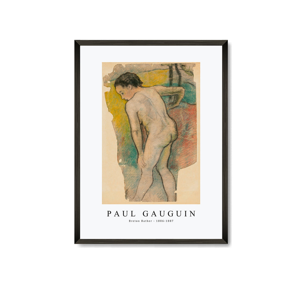 Paul Gauguin - Breton Bather 1886-1887