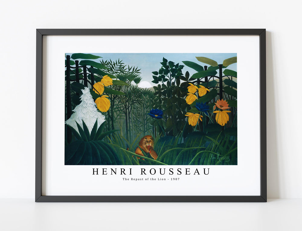 Henri Rousseau - The Repast of the Lion 1907