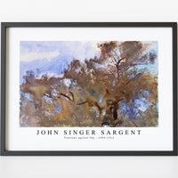 John Singer Sargent - Treetops against Sky (ca. 1909–1913)