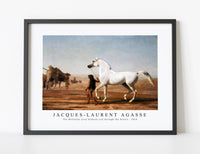 
              Jacques Laurent Agasse - The Wellesley Grey Arabian Led through the Desert (ca. 1810)
            