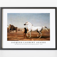 Jacques Laurent Agasse - The Wellesley Grey Arabian Led through the Desert (ca. 1810)