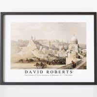 David Roberts - The Citadel of Cairo residence of Mehemet Ali-1796-1864