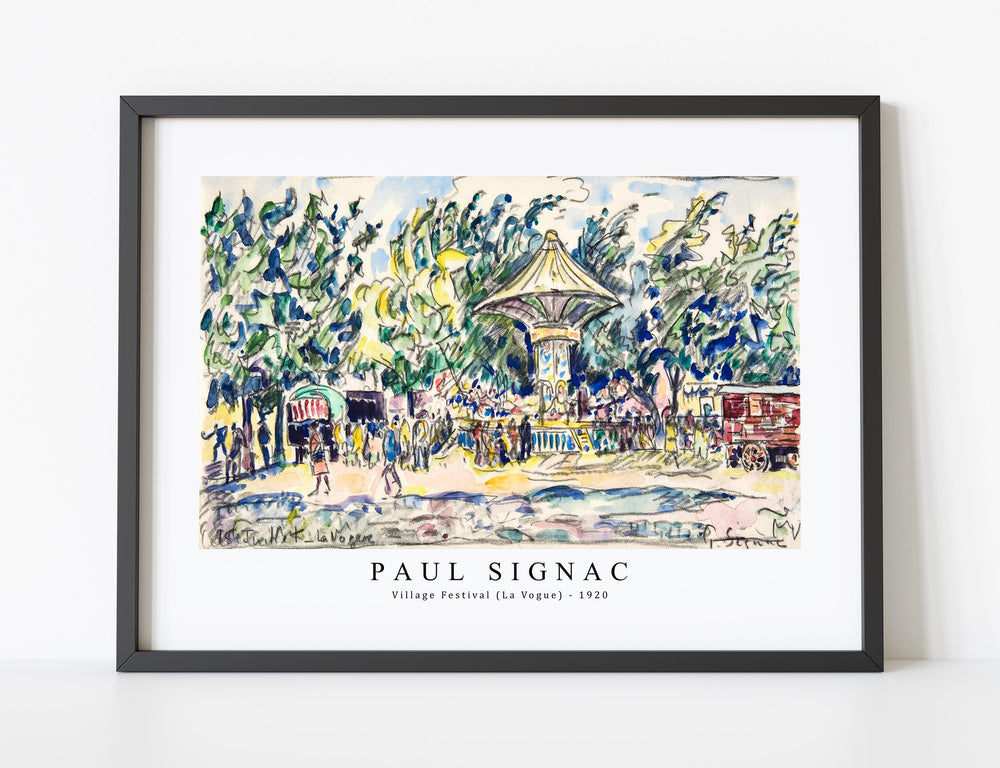 Paul Signac - Village Festival (La Vogue) (ca.1920)