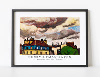 
              Henry Lyman Sayen - Rooftops and Clouds, Paris 1910-1912
            