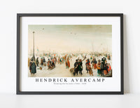 
              Hendrick Avercamp - Enjoying the Ice near a Town 1620
            