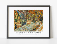 
              Vincent Van Gogh - The Large Plane Trees (Road Menders at Saint-Rémy) 1889
            