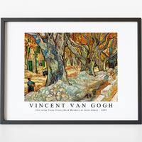 Vincent Van Gogh - The Large Plane Trees (Road Menders at Saint-Rémy) 1889