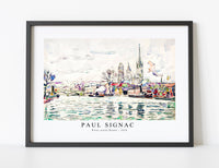 
              Paul Signac - River scene Rouen (1924)
            