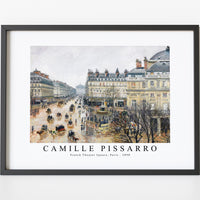Camille Pissarro - French Theater Square, Paris 1898