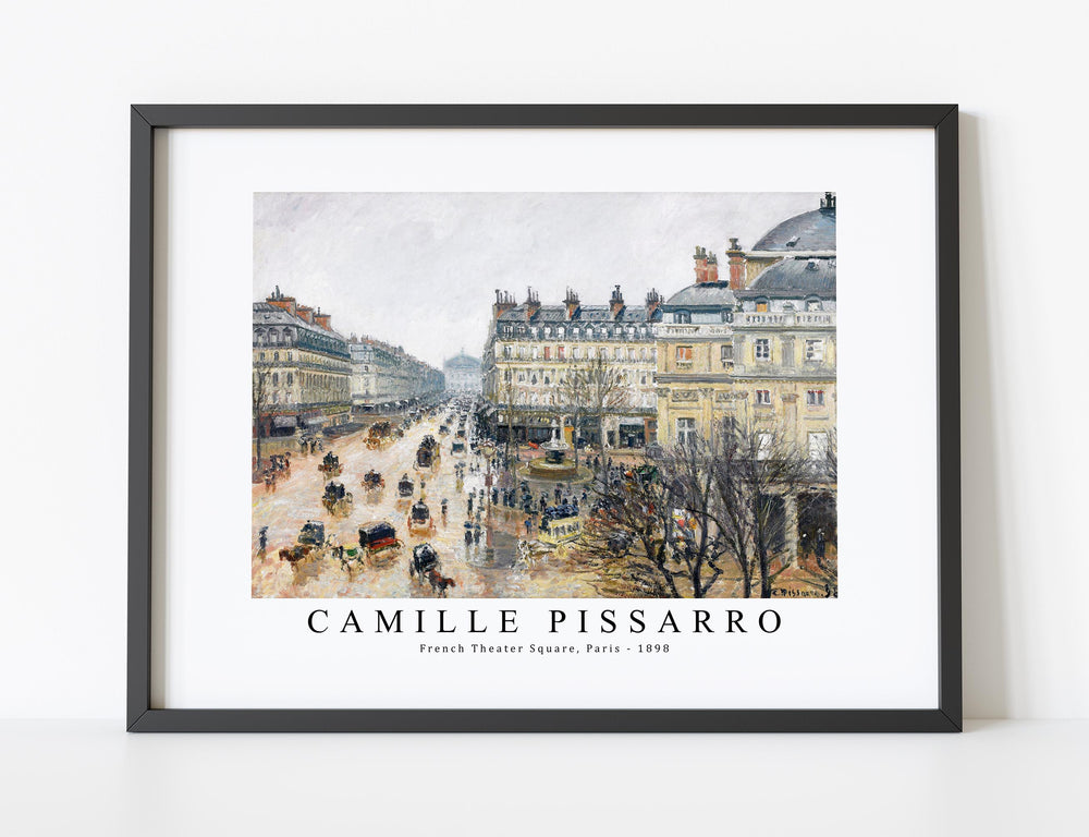 Camille Pissarro - French Theater Square, Paris 1898