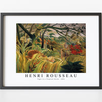 Henri Rousseau - Tiger in a Tropical Storm 1891
